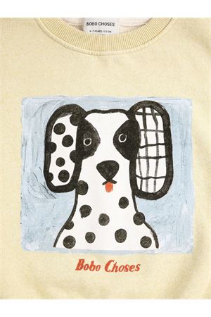 felpa in cotone giallo BOBO CHOSES KIDS | B126AC041.